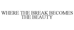 where the break becomes the beauty