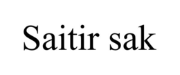 saitir sak