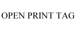 open print tag