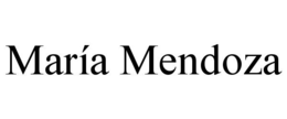 marÍa mendoza