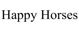 happy horses