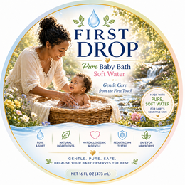 first drop pure baby bath soft water