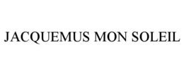 jacquemus mon soleil