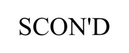 scon'd