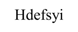 hdefsyi
