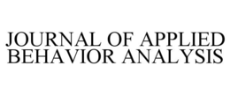 journal of applied behavior analysis