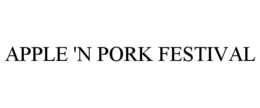 apple 'n pork festival
