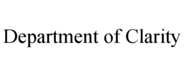 department of clarity
