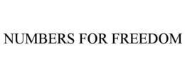 numbers for freedom