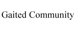 gaited community