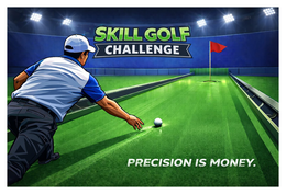 skill golf challenge precision is money.