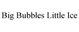 big bubbles little ice