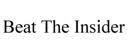 beat the insider