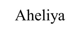 aheliya