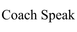 coach speak