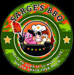 sarge's bbq taste so good it'll make your tongue smack your brain
