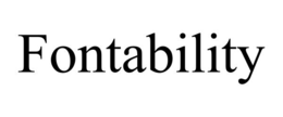 fontability