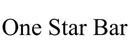 one star bar