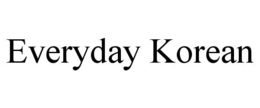 everyday korean