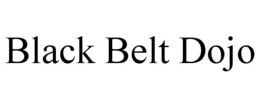 black belt dojo