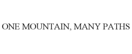 one mountain, many paths