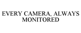 every camera, always monitored