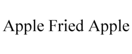 apple fried apple