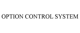 option control system