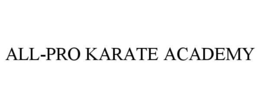 all-pro karate academy