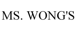 ms. wong's