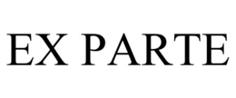 ex parte