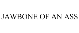 jawbone of an ass