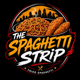 the spaghetti strip fried spaghetti