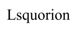 lsquorion