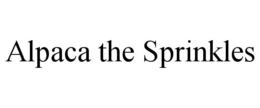 alpaca the sprinkles