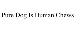 pure dog is human chews