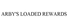 arby's loaded rewards