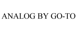 analog by go-to
