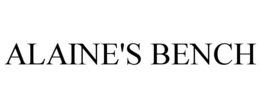 alaine's bench