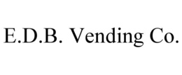 e.d.b. vending co.