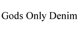 gods only denim
