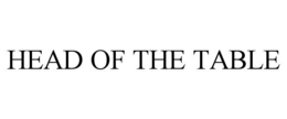 head of the table