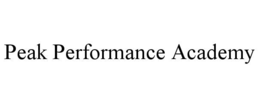 peak performance academy