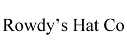 rowdy’s hat co