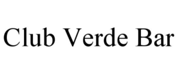 club verde bar