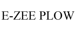 e-zee plow