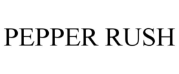 pepper rush
