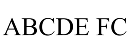 abcde fc
