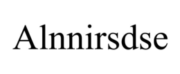 alnnirsdse