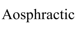 aosphractic